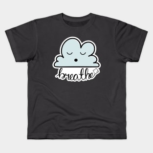 Breathe Kawaii Cloud Design Kids T-Shirt